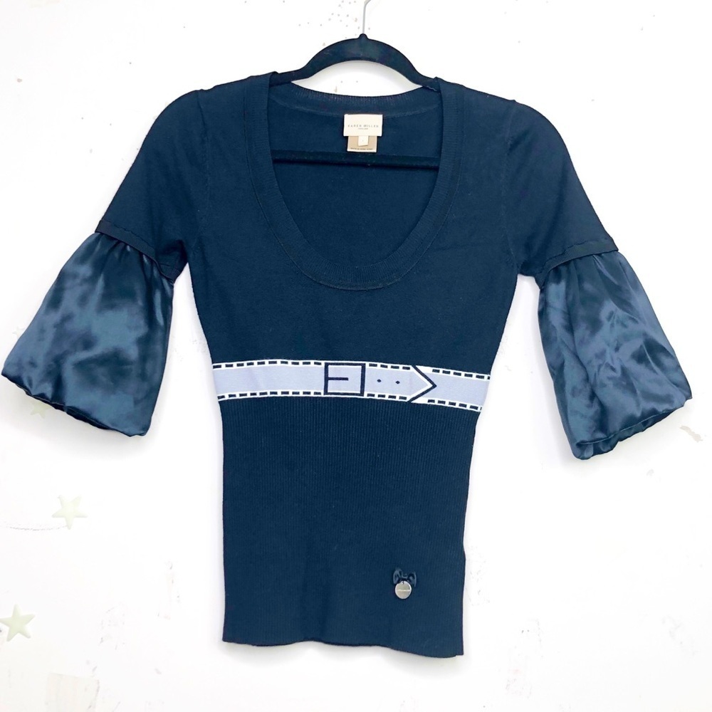 KAREN Millen black knit sweater